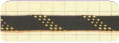 Black and Gold Kevlar Boot Lace